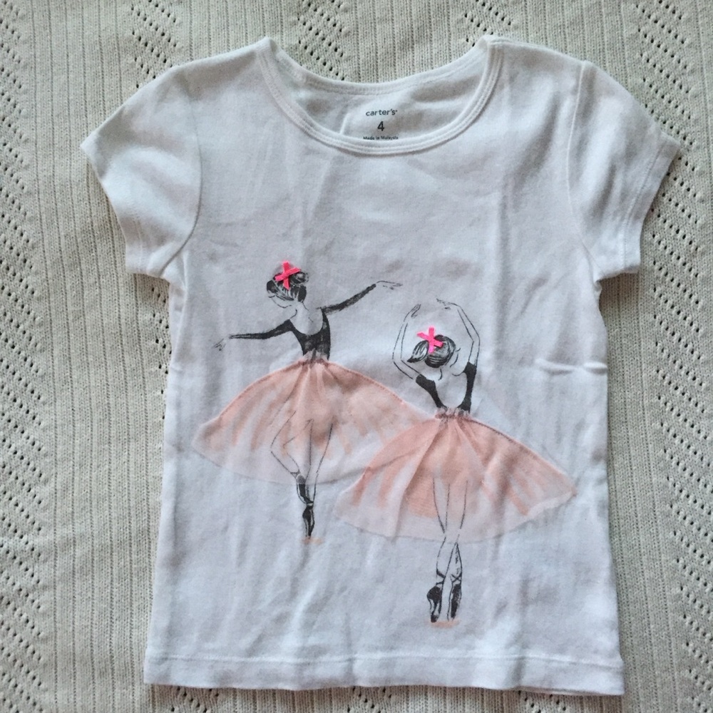 Carter’s Size 4 Girls Ballerina Shirt